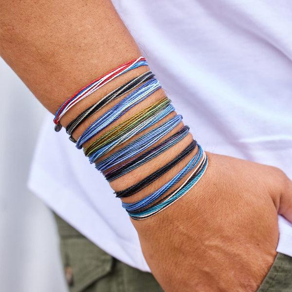 Pura Vida Men's Surf & Skate Friendship 10 Pack