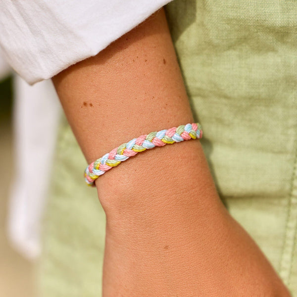 Pura Vida Mental Health Awareness Braided Bracelet