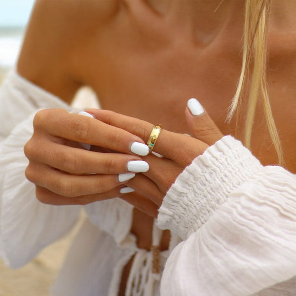 Pura Vida Mental Health Awareness Fidget Ring