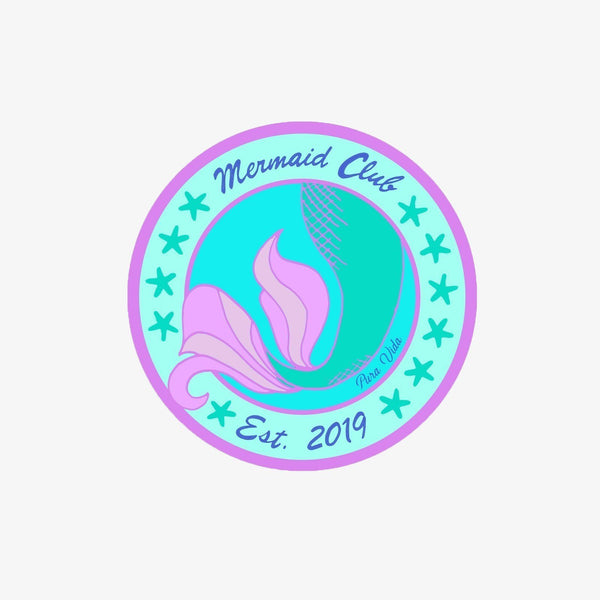 pura vida Mermaid Club Sticker
