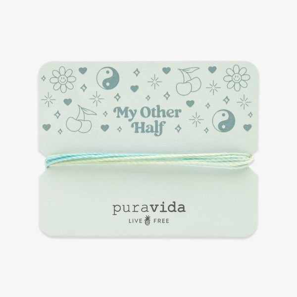 pura vida My Other Half Bracelet Card