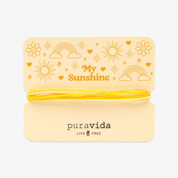 pura vida My Sunshine Bracelet Card