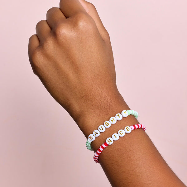 Pura Vida Naughty Or Nice Stretch Bracelet Set
