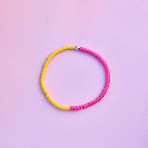 Pura Vida Neon Daze Seascape Stretch Anklet