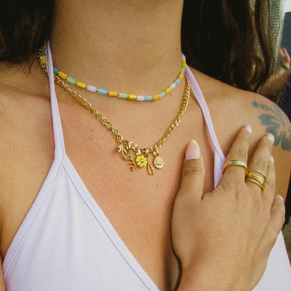 Pura Vida Neon Lights Choker