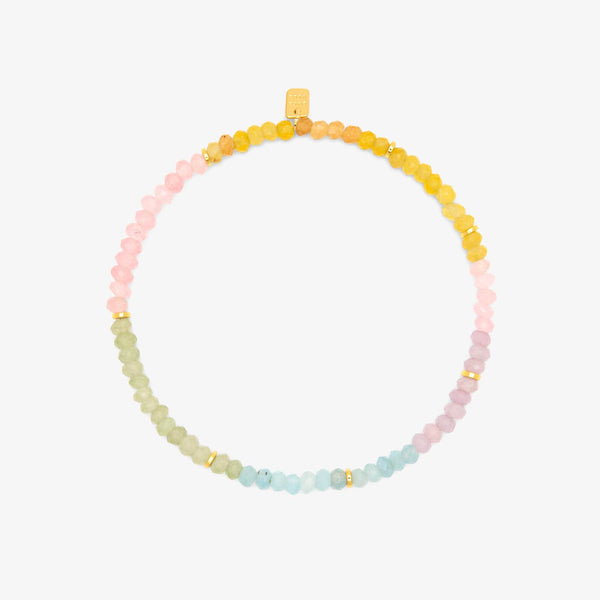 pura vida Ombre Rainbow Stretch Anklet