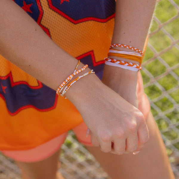 Pura Vida Orange & White Collection