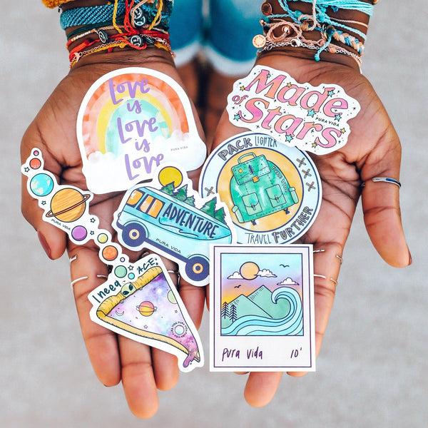 Pura Vida Orbitz Sticker