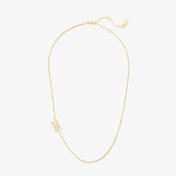 Pura Vida Pavé Initial Box Chain Choker