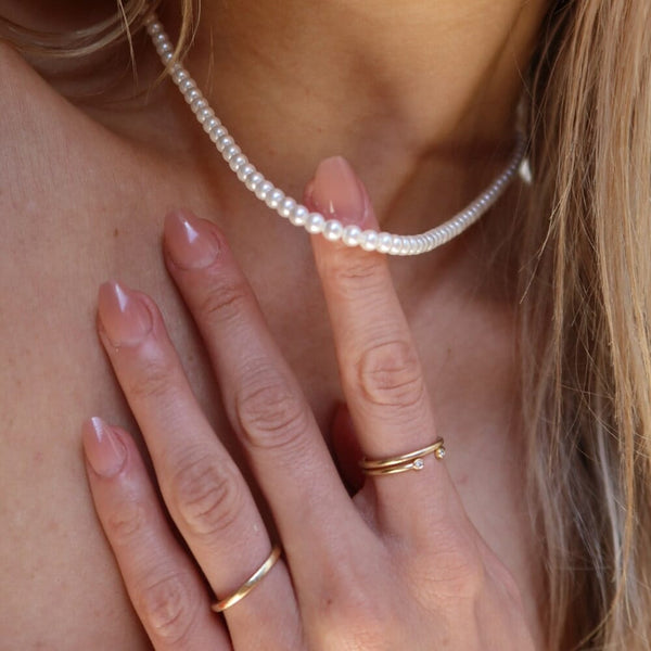 Pura Vida Pearl Bead Choker