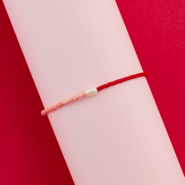 Pura Vida Pearl Two-Tone Charm Bracelet