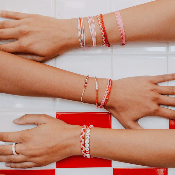 Pura Vida Pearl Two-Tone Charm Bracelet