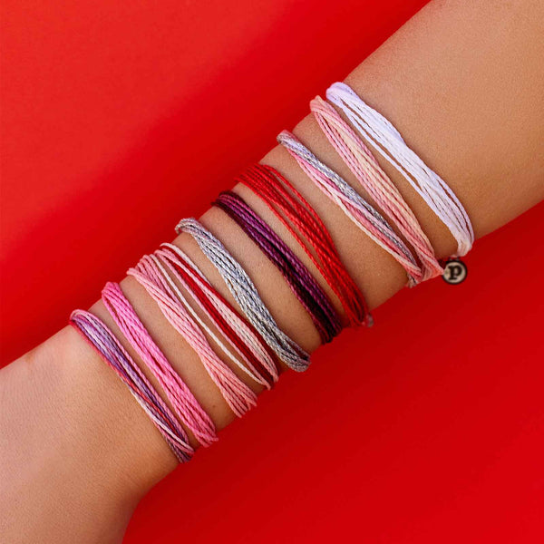 Pura Vida Pink Moment Friendship 10 Pack