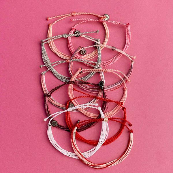 Pura Vida Pink Moment Friendship 10 Pack