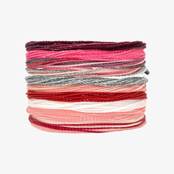 pura vida Pink Moment Friendship 10 Pack