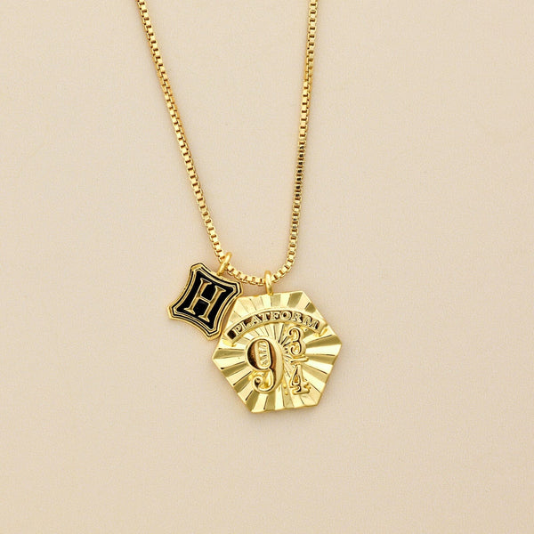 pura vida Platform 9 3/4 Necklace