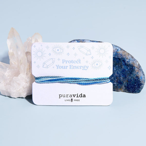 Pura Vida Protect Your Energy Bracelet Card