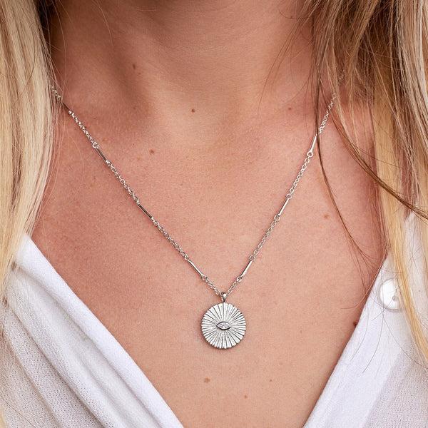 Pura Vida Protective Eye Pendant Necklace