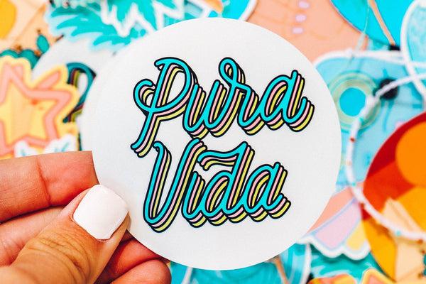 Pura Vida Pura Vida Sticker