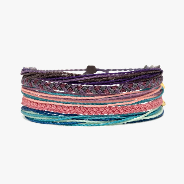 pura vida Purple Sunset Friendship 5 Pack
