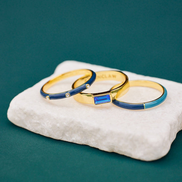 Pura Vida Ravenclaw™ 3 Ring Stack