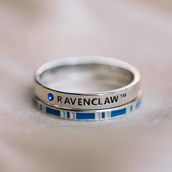 Pura Vida Ravenclaw™ House Ring Stack