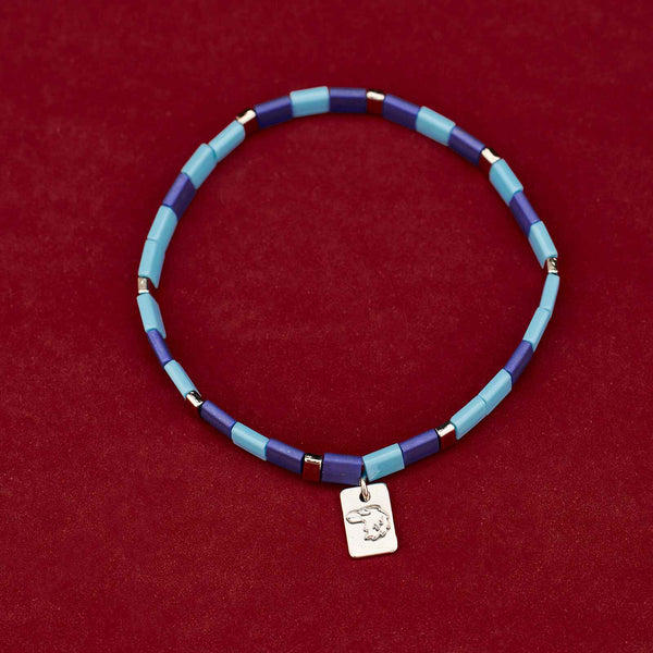 Pura Vida Ravenclaw™ Tile Bead Stretch Bracelet