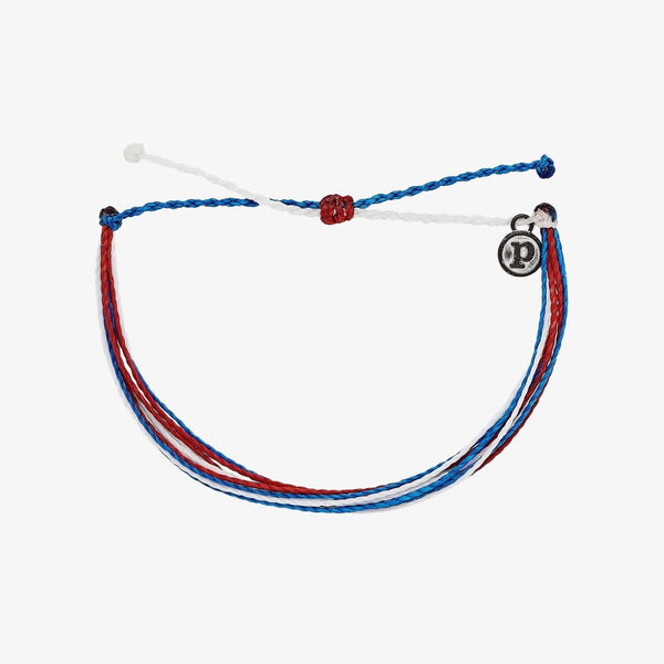 pura vida Red White & Blue Bracelet