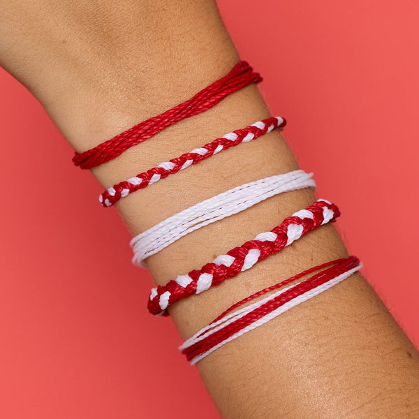 Pura Vida Red & White Collection