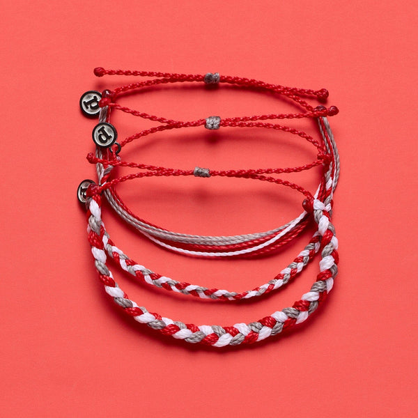 Pura Vida Red White & Grey Collection