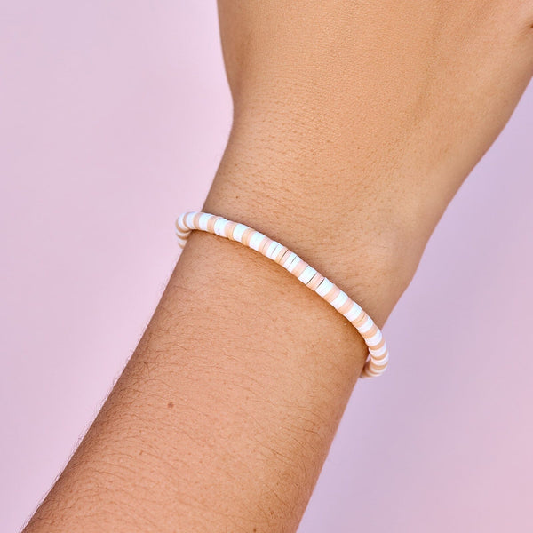 Pura Vida Sandalwood Seascape Stretch Bracelet