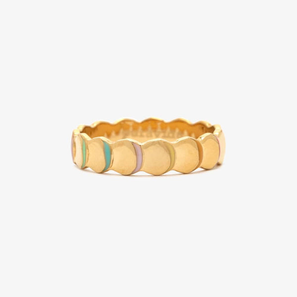 pura vida Scallop Enamel Ring Band