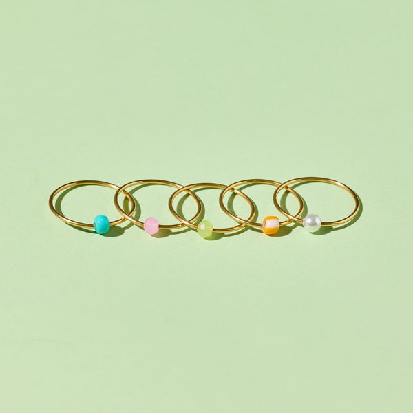 Pura Vida Serenity Floating Ring Stack