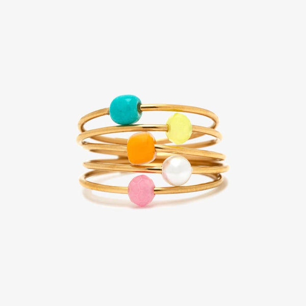 pura vida Serenity Floating Ring Stack