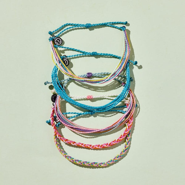 Pura Vida Set List String Friendship 5 Pack