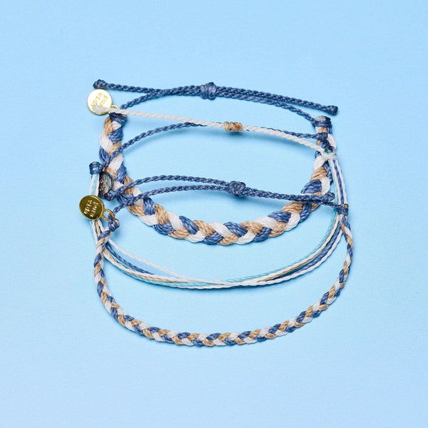 Pura Vida Shark Week Mini Braided Bracelet