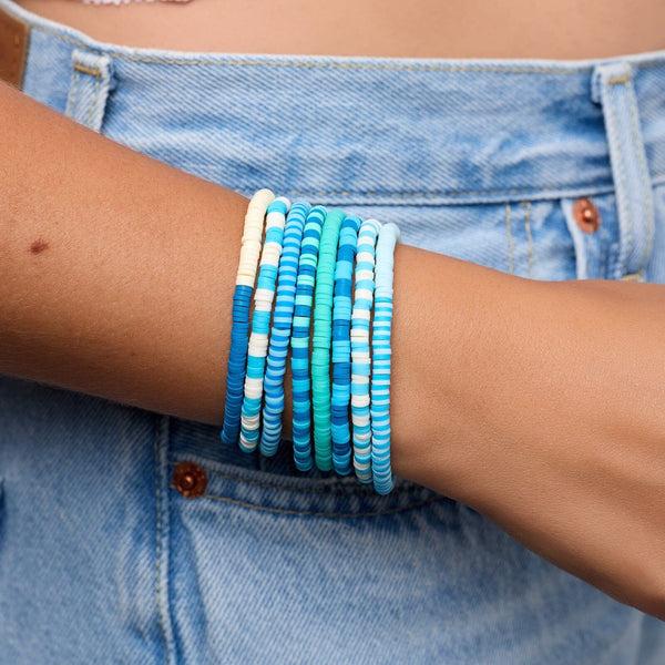 Pura Vida Shark Week Stretch Bracelet Set Of 8