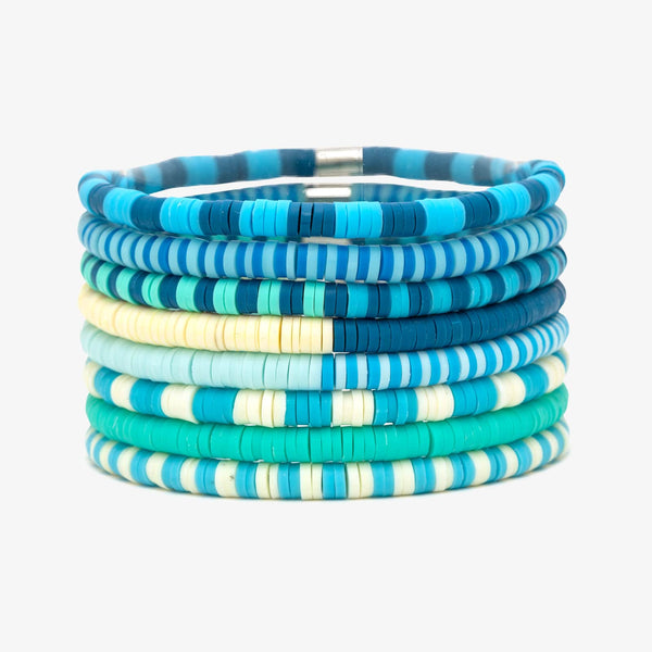 pura vida Shark Week Stretch Bracelet Set of 8