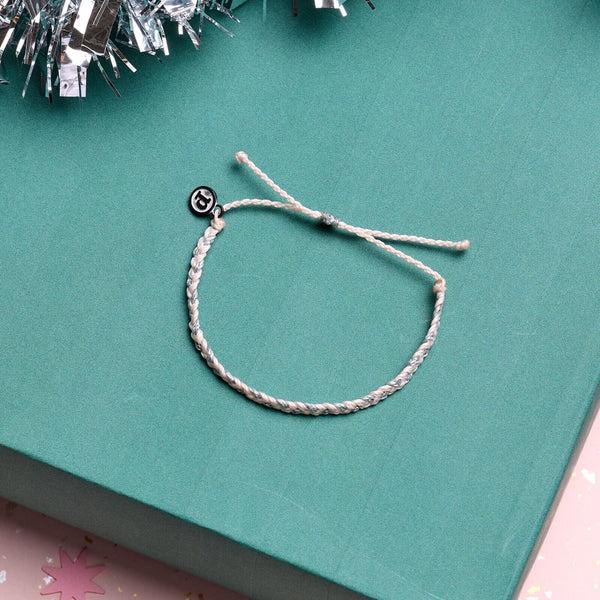 Pura Vida Snowfall Mini Braided Bracelet