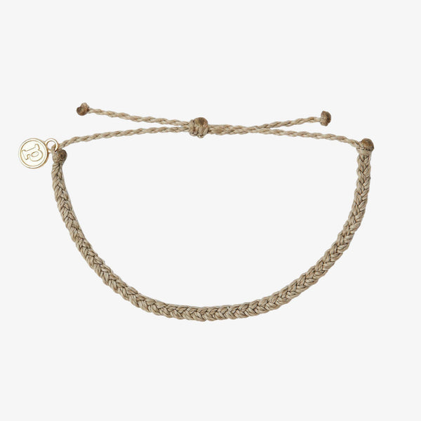 pura vida Solid Mini Braided Bracelet