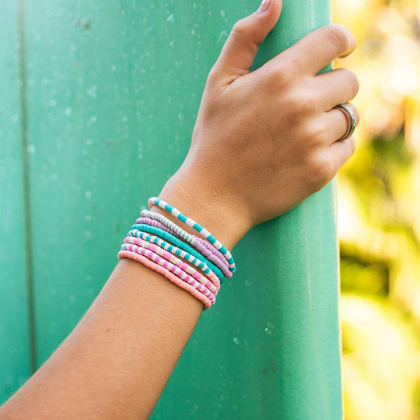 Pura Vida Spring Break Stretch Bracelet Set Of 8