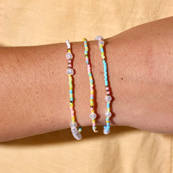 Pura Vida Stage Lights Stretch Bracelet 3 Pack