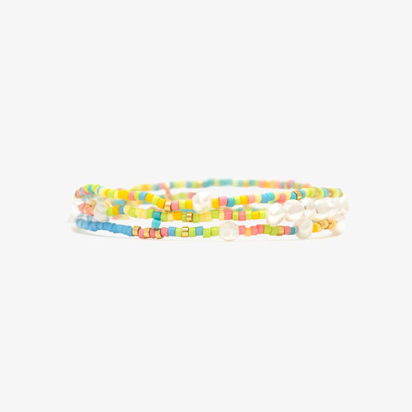 pura vida Stage Lights Stretch Bracelet 3 Pack