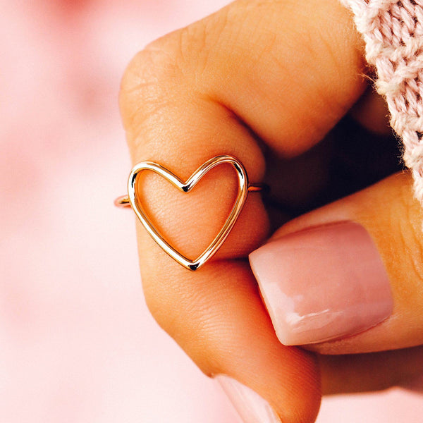 Pura Vida Statement Heart Ring