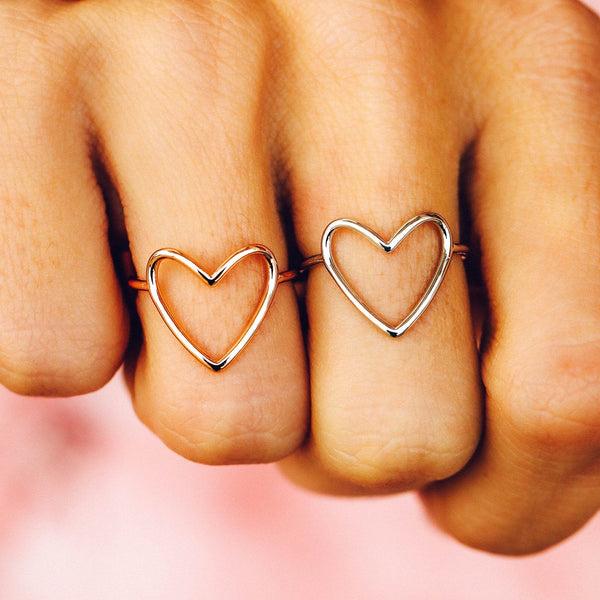 Pura Vida Statement Heart Ring