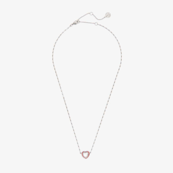 Pura Vida Stone & Enamel Heart Pendant Necklace