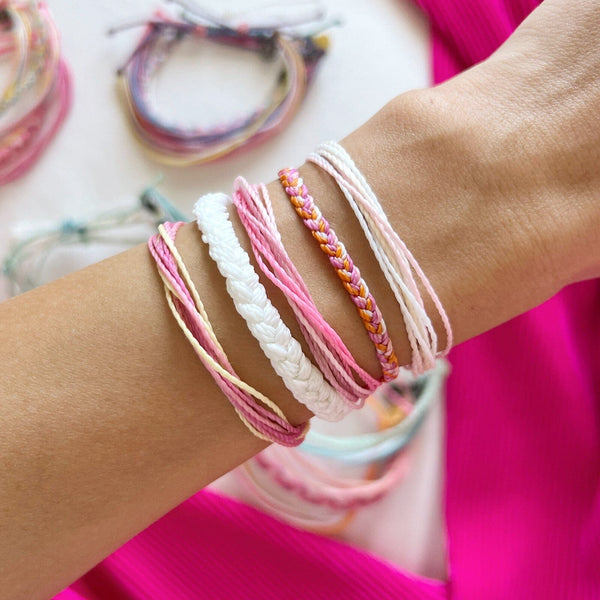 Pura Vida Strawberry Serenade Friendship 5 Pack