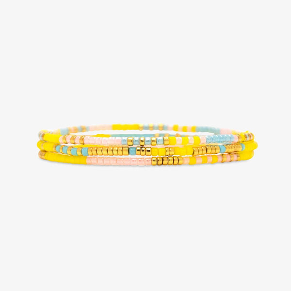 pura vida Sunset Beach Stretch Bracelet Set of 3