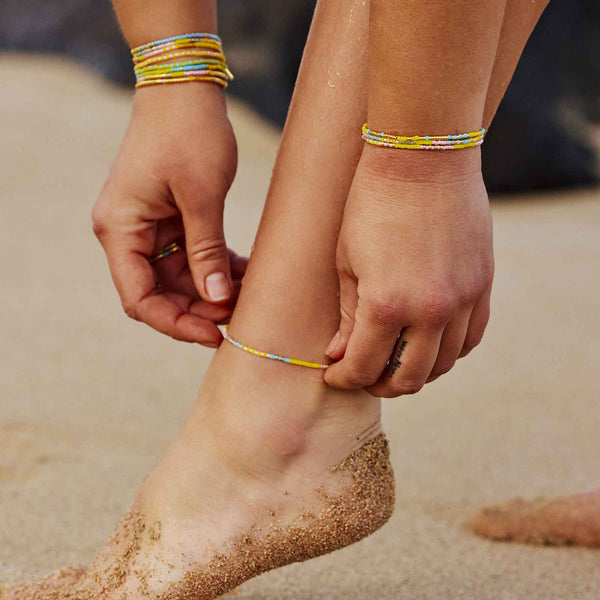 Pura Vida Sunset Stretch Anklet