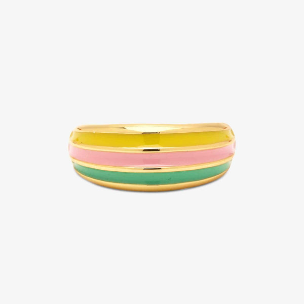 pura vida Sunset Striped Dome Ring
